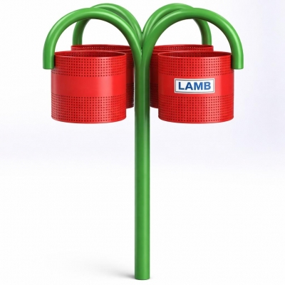 LIXEIRA 4 CESTOS PREMIUM