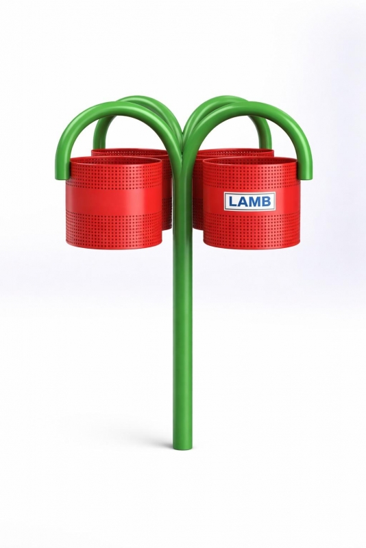 LIXEIRA 4 CESTOS PREMIUM